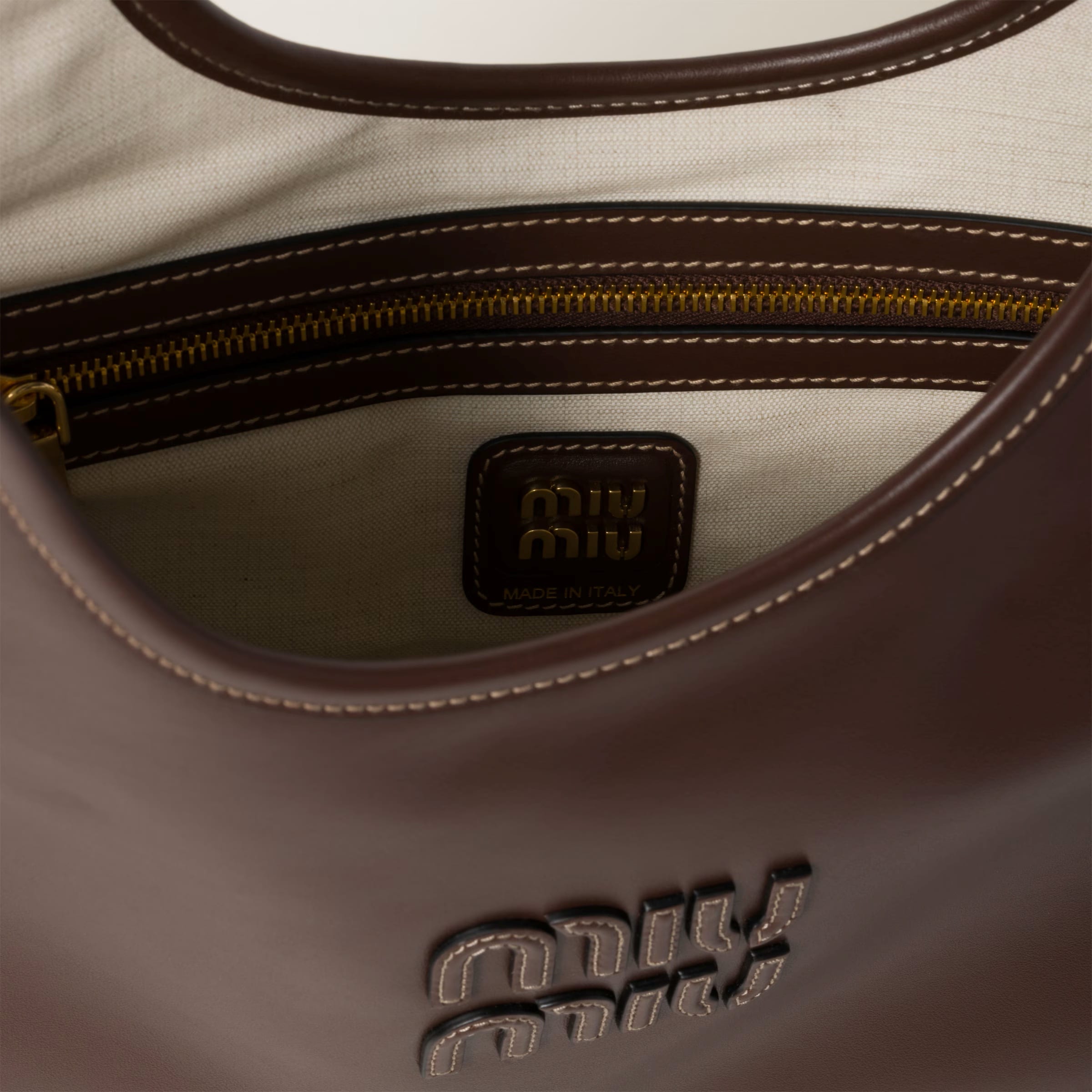 details of the miu miu IVY bag